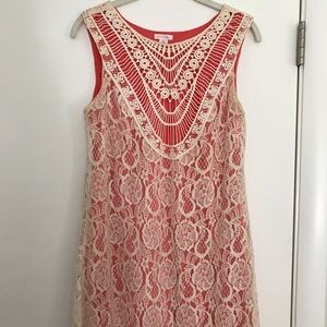 Macrame sheath dress